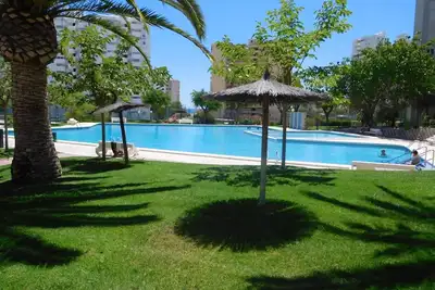 Image de 110m2 appartement + 18m2 terrasse et grande piscine, Alicante, Playa San Juan