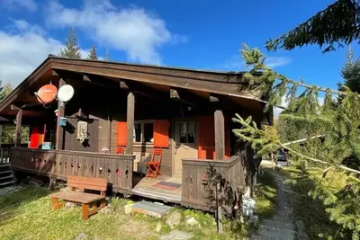 Image de Cabane en bois naturelle et rustique à Hochkrimml avec parking / jardin / WiFi