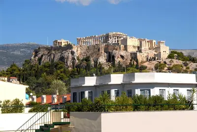 Image de La maison idéale au pied de l'Acropole.