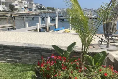 Image de Rassemblements familiaux sur la côte du New Jersey. Maison de luxe sur la plage.