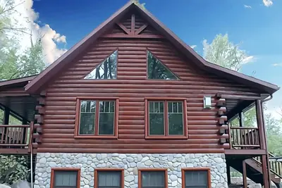 Image de Devils Lake Baraboo Grand Cabin Sleeps 12 has WiFi