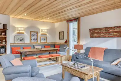 Image de Appartement au centre de Megève avec parking et wifi