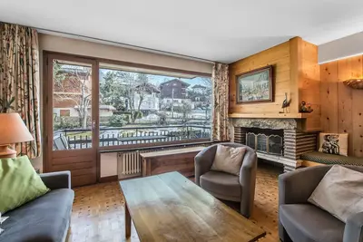 Appartement 62m² 4 pers. à Megève - Centre, Balcon Sud/Est, Parking, 2 étoiles