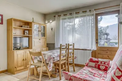 Appartement 2 pièces avec terrasse au Jaillet, Megève, près des pistes et du centre – Animaux admis