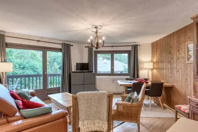 Image de Appartement 2 Chambres Megève, Balcon Sud, Parking, Wifi