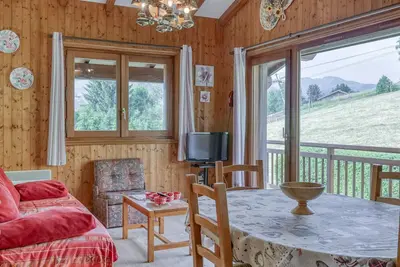 Image de Appartement cosy avec mezzanine, parking, 4 pers. , proche télécabine à Megève