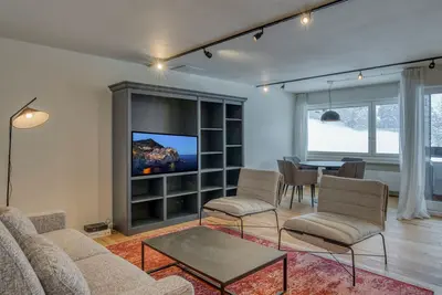 Image de Appartement spacieux 1 chambre à Megève, balcon, parking inclus