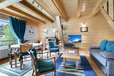 Image de Charmant studio duplex au centre de Megève, 4 pers, balcon, parking, proximité commerces