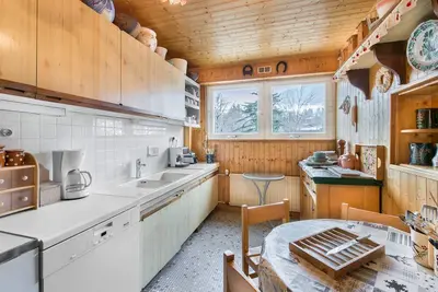 Image de Appartement confortable 3 chambres proche centre Megève, balcon, cheminée, 8 pers.