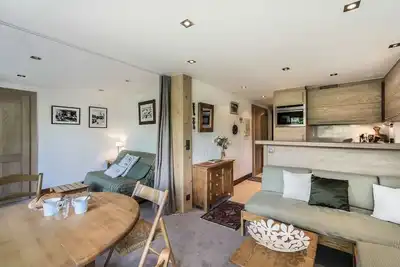 Image de Studio skis aux pieds à Megève, animaux permis