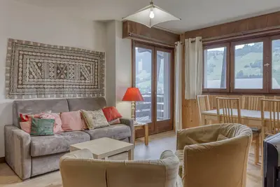 Image de Appartement central avec balcon à Megève - Animaux bienvenus