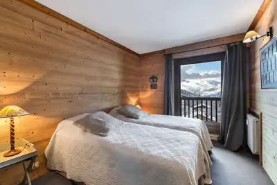 Image de Appartement 2 Chambres à Megève, Proche Pistes, WiFi