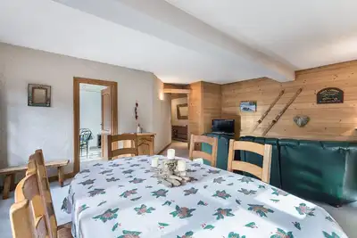 Image de Appartement 2 chambres au centre de Megève avec WiFi