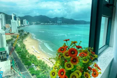 Image de 2 belles chambres avec vue sur la plage Aptmnt Comfortzone
