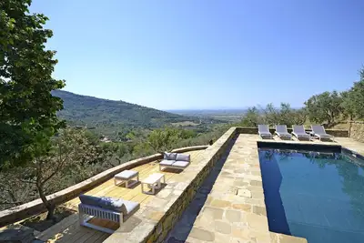 Image de Maison de vacances privée avec piscine privée, Wifi, climatisation, Tv, patio, vue panoramique