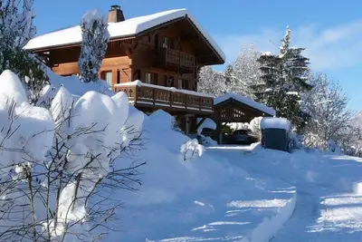 Image de Chalet au calme Morillon - proximité pistes - Vue imprenable -Pour familles
