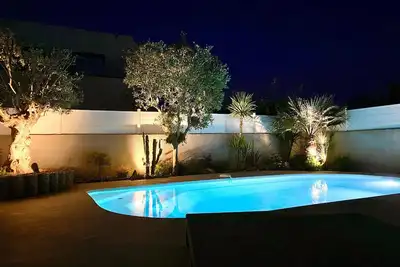 Image de Belle Villa Contemporaine Avec Piscine À 5 Minutes Des Plages