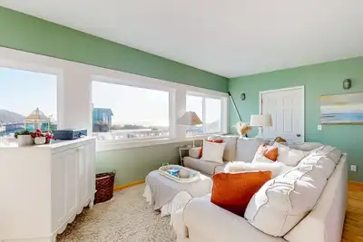 Image de Nouvelle Liste! Dog-friendly & lumineux maison w / belle vue sur l'océan, 1 bloc de la plage