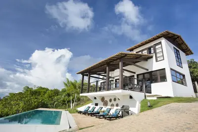 Image de Maison avec piscine à débordement - étonnant Vista - Sao Miguel dos Milagres