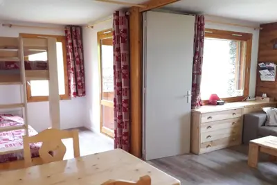Image de appt 2*, 5 pers au coeur de la station, ouvert aux randonneurs hors saison