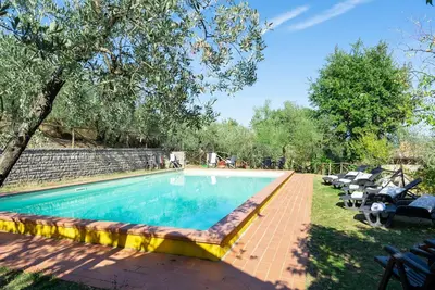 Image de Maison de vacances privée avec Wifi, piscine privée, Tv, balcon, vue panoramique, parking