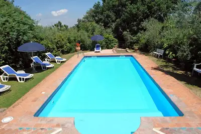 Image de Maison de vacances privée avec Wifi, piscine privée, Tv, patio, animaux admis, parking