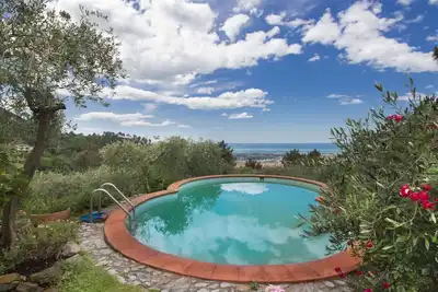 Image de Maison de vacances avec Wifi, climatisation, piscine privée, Tv, terrasse, près de Forte Dei Marmi