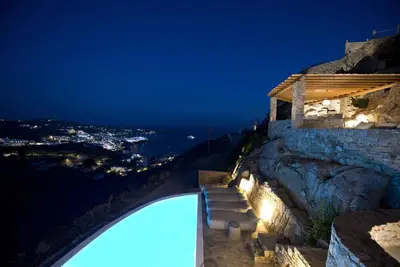 Image de Villa Azurite de 3 chambres avec piscine privée à Psarou