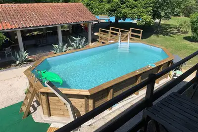 Image de Grande villa avec piscine pour des vacances en groupe ou en famille dans les Pyrénées