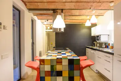 Loft 2br rénové charmant et moderne à Gracia Wifi + Parking à 30m