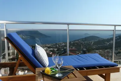 Image de Appartement de luxe 2 chambres en duplex à Apollon avec vue sur la mer et la montagne