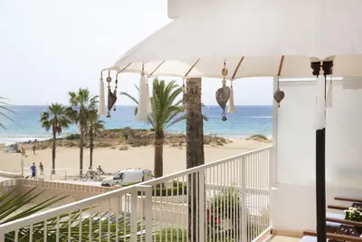 Image de appartement de luxe en bord de mer plage de sable Calpe