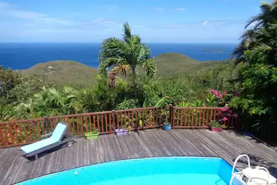 Image de Villa Fleur de Lune piscine vue mer des CaraĂŻbes Bouillante