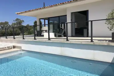 Image de Modern House Porto Vecchio Air-Conditioned Private Pool Superb Sea/Mountain View