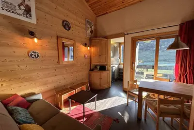 Image de Appartement ski-in ski-out avec balcon à Méribel