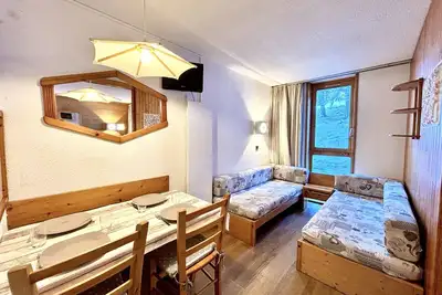 Image de Studio 4 pers. avec terrasse sud près des pistes
