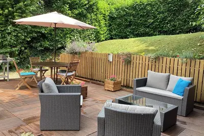 Image de Une jolie maison indépendante avec jardin, 4 personnes, disponible toute l'année.