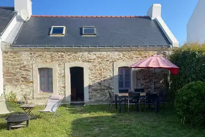 Image de Charmante maison en pierre avec jardin à Bangor, à 1500 m de la plage de Vazen