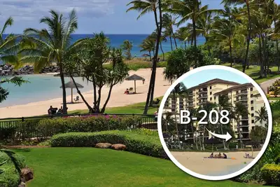 Image de Villa de luxe Ko Olina Beach avec vue directe sur la plage. 6 personnes