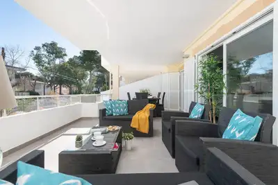 Image de Appartement pour 5 à la plage d'Alcúdia, avec Wifi, air conditionné et terrasse