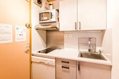 Image de Studio rénové à Montchavin La Plagne, proche pistes et commerces, balcon, casier à skis, parking gratuit