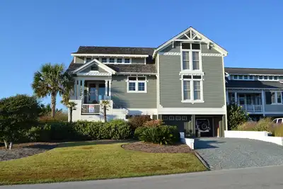 Image de Pour familles, jetée sur la voie navigable Intercoastal, grand porche avec moustiquaire