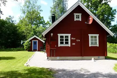 Image de Hus Lia lac, bateau, cheminée, WiFi, permis de pêche, vélos, Bathe, top Ausst'g