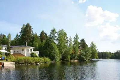 Image de Holiday home, fantastic view of the lake, own boat and a small private footbridge