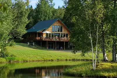 Image de Chalet sur Private Trout Pond avec son accès