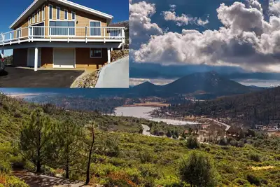 Image de North Peak Lac Vue personnalisée Home \"une toile vivante\"