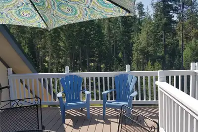 Image de Regardez \"l'orignal en hiver\" depuis votre terrasse privée!