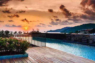Image de D218 - Studio de luxe pour 2 sur la plage de Patong avec piscine et salle de sport!