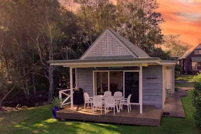 Image de Cabane de plage sur le lagon