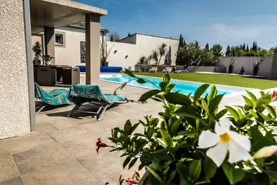 Image de villa de prestige la Seranne 170 m2, 8 pers, avec piscine (Occitanie)